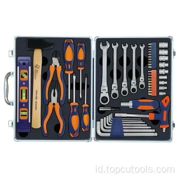 Set Alat Perangkat Keras Kasing Aluminium 53pcs